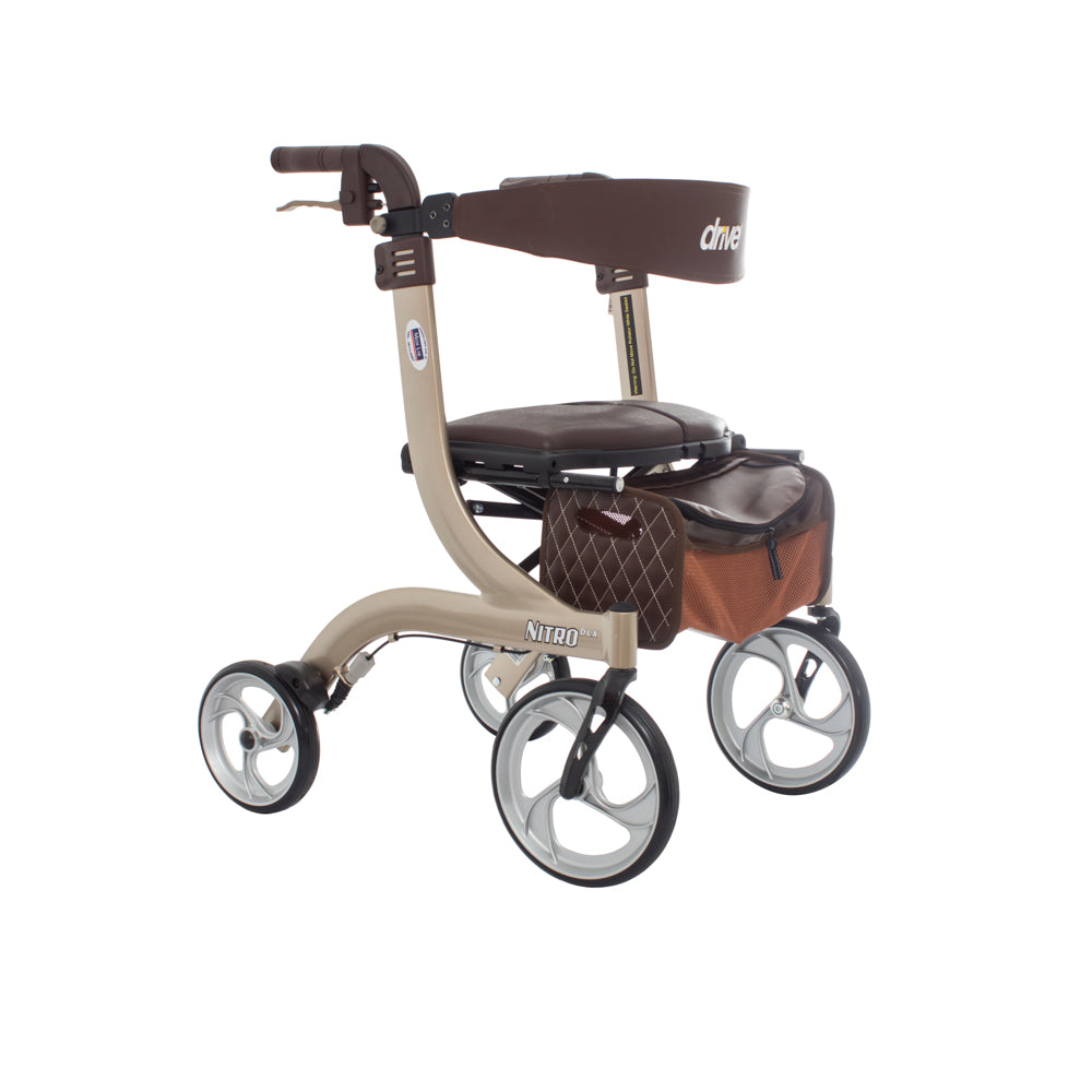 Andadera Rollator Nitro DLX de Aluminio 136kg