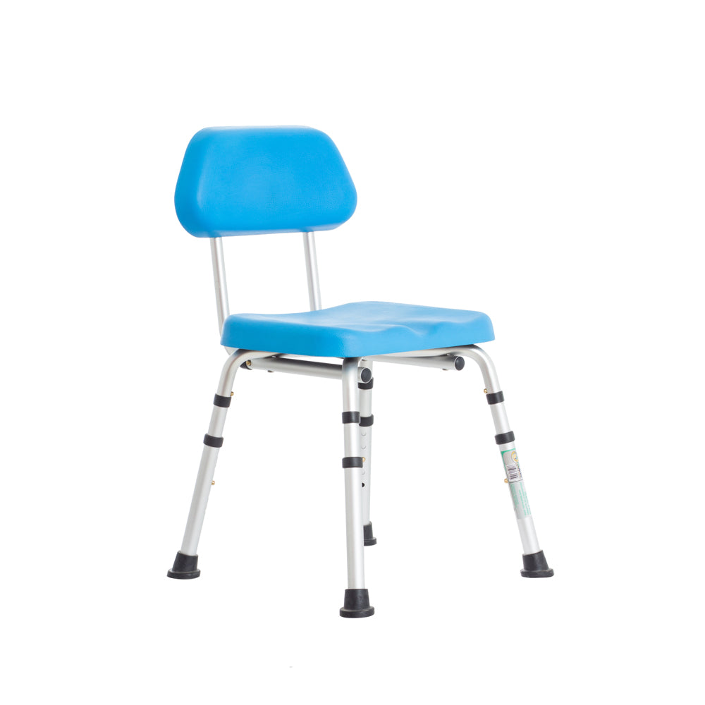 Silla para Baño de Aluminio Respaldo Desmontable 120 Kg