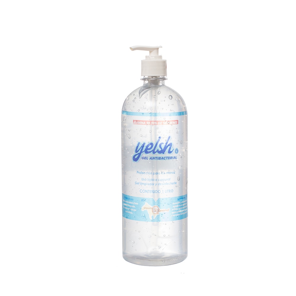 Gel Antibacterial 1 Litro Yelsh 70% Alcohol