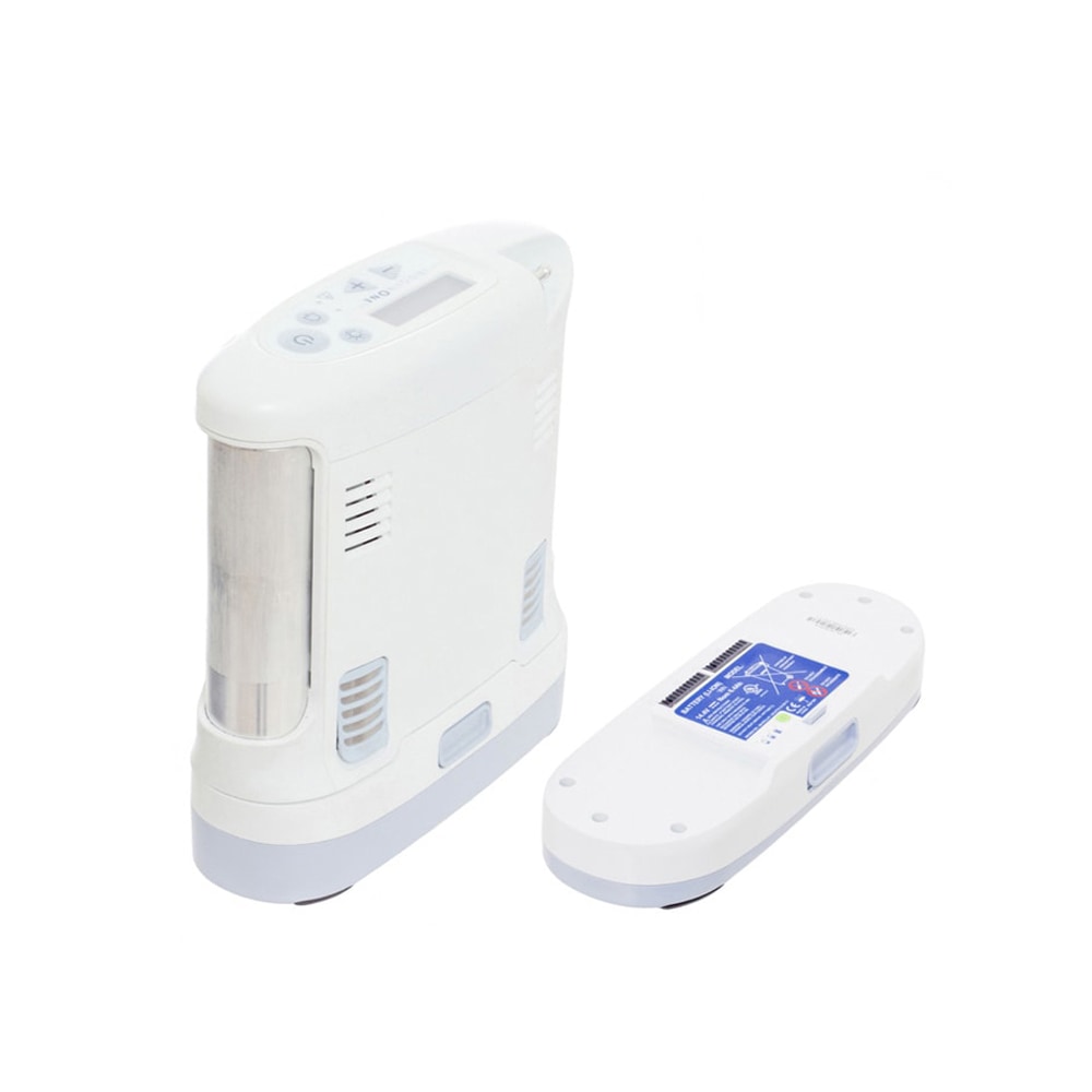 Concentrador de Oxígeno Portatil One G3 con 2 Baterias (1 Chica + 1 Grande)