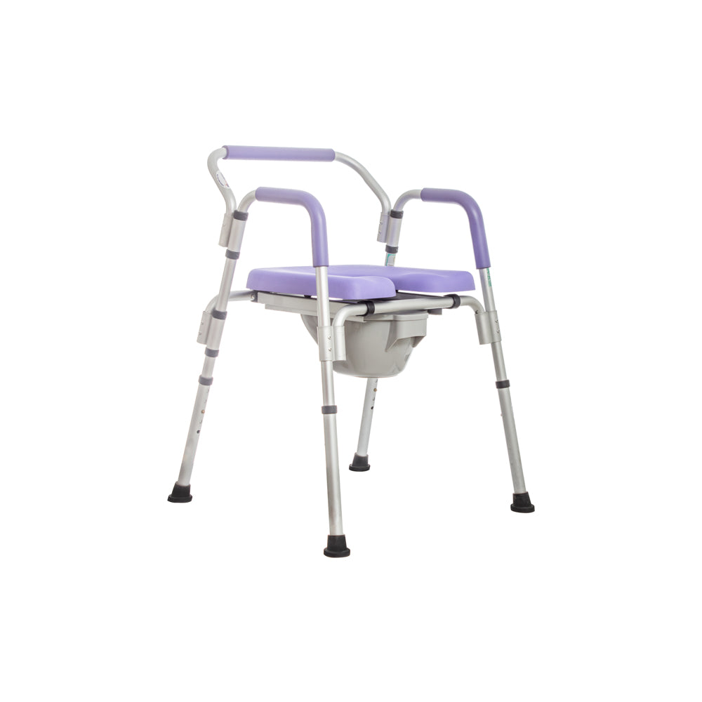 Silla Cómodo para Baño Plegable 120kg 4 en 1