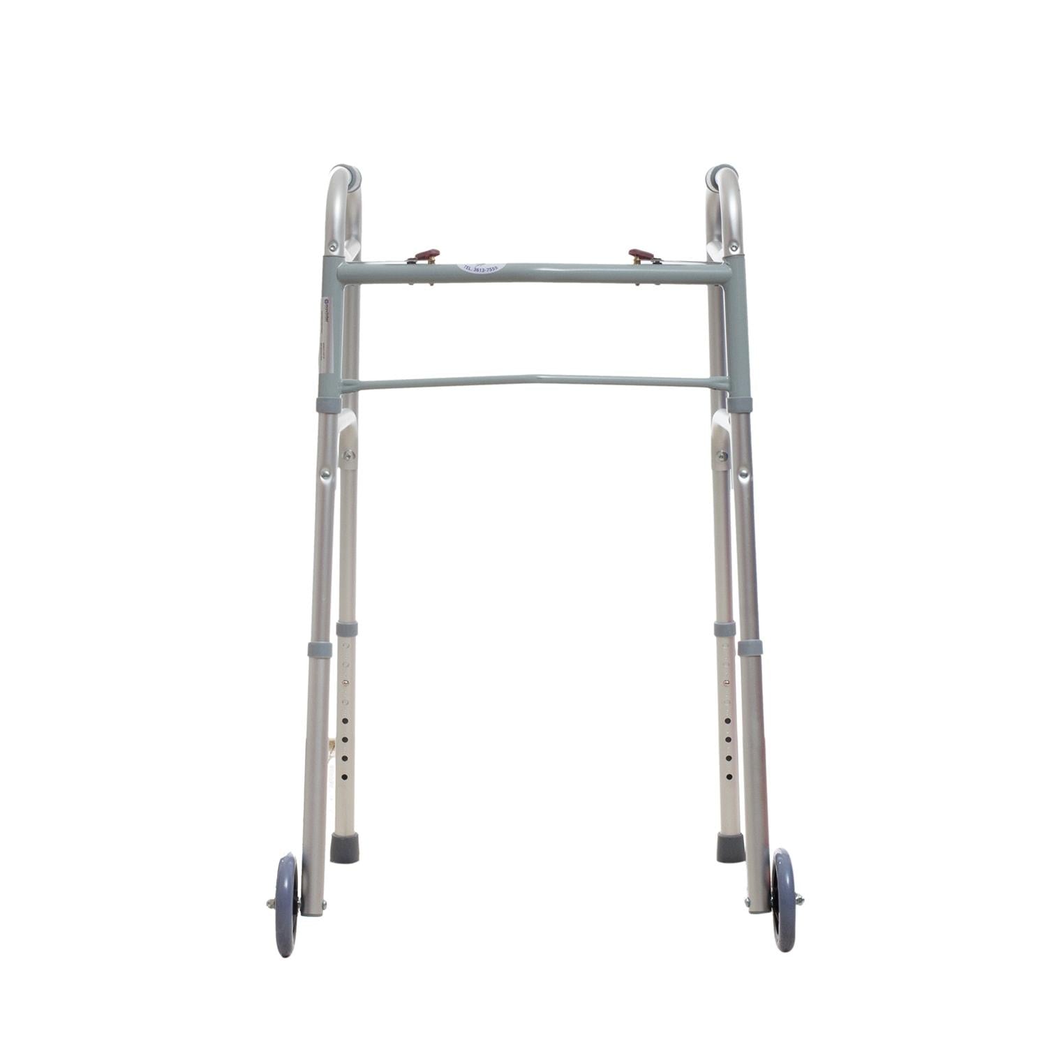 Andadera Plegable con Ruedas en Aluminio 130kg