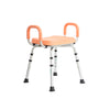 Banco para Baño de Aluminio Descansabrazos Desmontables 120 Kg