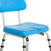 Silla para Baño de Aluminio Respaldo Desmontable 120 Kg