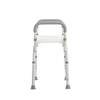 Banco para Baño de Aluminio con Brazos 136 Kg