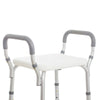 Banco para Baño de Aluminio con Brazos 136 Kg