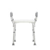 Banco para Baño de Aluminio con Brazos 136 Kg