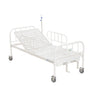 Cama Hospitalaria Manual con Ruedas