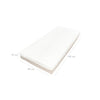 Colchon Sensation de Espuma Viscoelástica para Cama Manual de Hospital