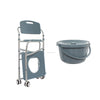Silla Cómodo Plegable de Aluminio con Ruedas 110kg