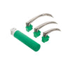 Set de Laringoscopio Macintosh F.O. con 3 Espadas