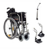 Silla de Ruedas Ancha Neumatica Todo Terreno XTREME 50cm Descansapies