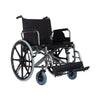 Silla de Ruedas Sobrepeso con Asiento de 50 cm y Descansapies 150kg