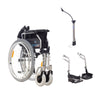 Silla de Ruedas Neumatica Activ Xtreme Aluminium Ancha 50cm Descansapies